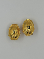 Клипсы с лого Fendi