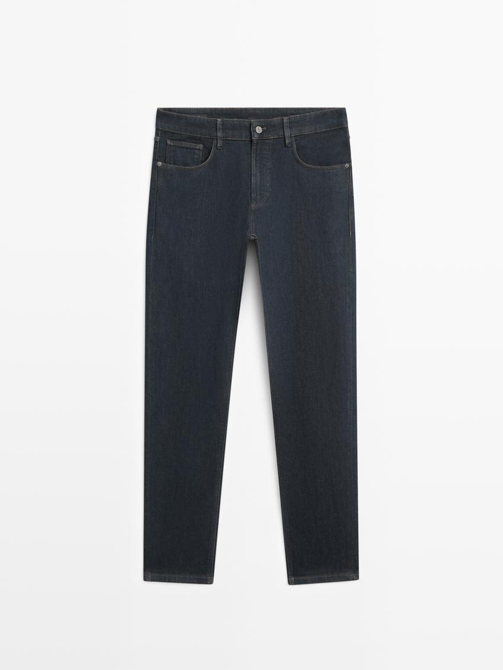 Massimo Dutti Джинсы зауженного кроя, индиго