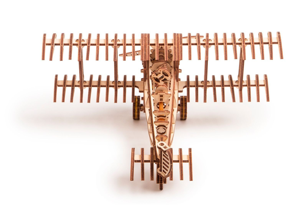 Механический 3D-пазл из дерева Wood Trick Самолет