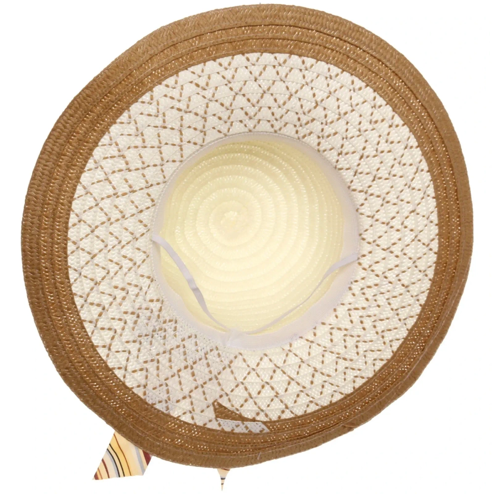 Шляпа женская с широкими полями «TiraMiSu- Ассоль», микс 6 цветов, р58, ширина полей 10 см