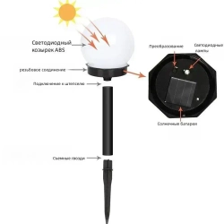 Уличный светильник, количество ламп:4шт