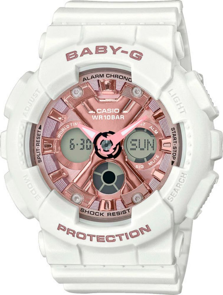 Японские наручные часы Casio Baby-G BA-130-7A1ER с хронографом