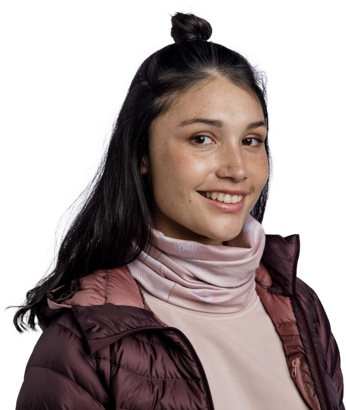 Тонкая зимняя бандана-трансформер Buff Thermonet Llev Pale Pink Фото 3