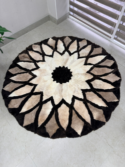 Ковер шкура натуральная овчина меховой