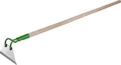 РОСТОК 90 х 50 х 1290 мм, трапециевидный профиль, нержавеющая сталь, деревянный черенок высш. сорт, мотыга (421575)