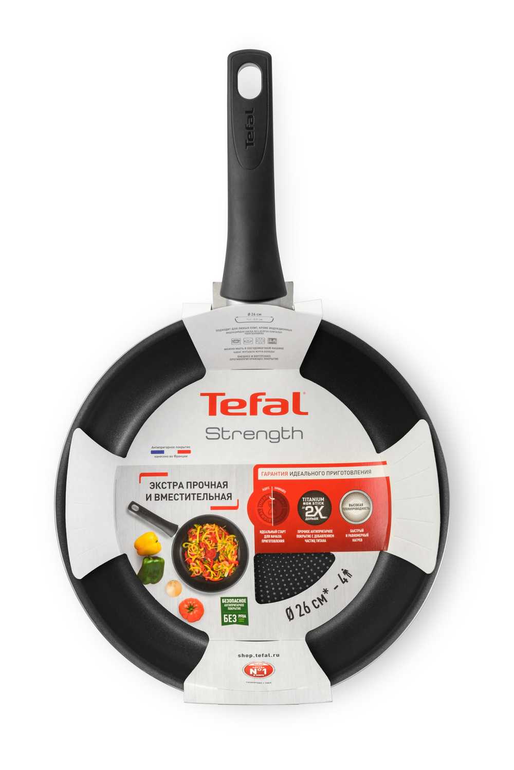 Сковорода Tefal Strength 26 см 4231126