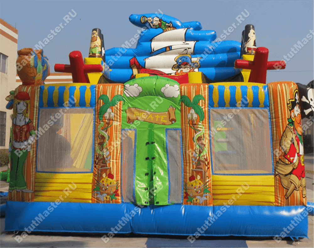 Коммерческий надувной батут "Пиратская радость"