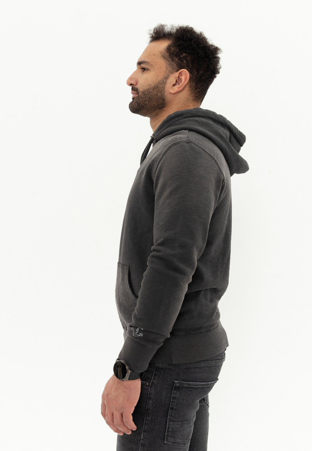Худи Bowery NYC однотонное Spray Pirate Black