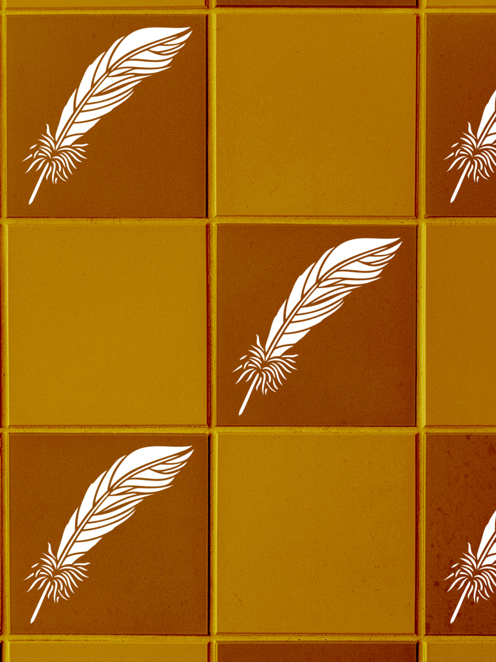 Трафарет для плитки из пластика многоразовый 025