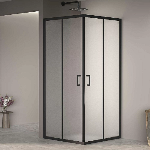 Душевой уголок RGW Passage PA-030B 100x100 350803000-24 стекло матовое-сатинат/профиль черный