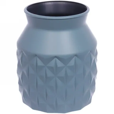 Ваза из пластика «Marlen-Элли» 0,8л 12,5*9,5см цвет морская волна