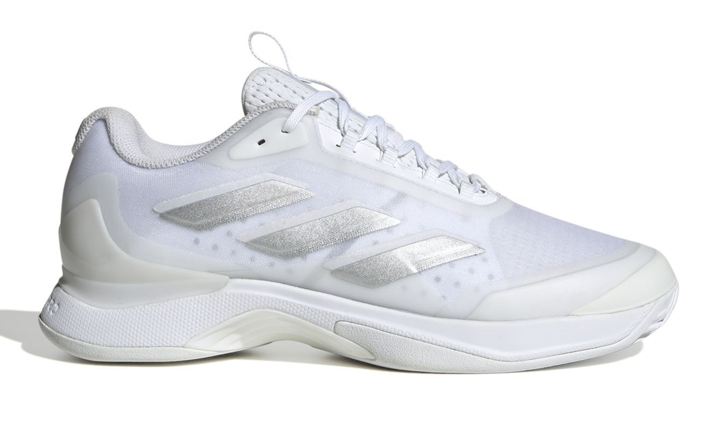 Женские Кроссовки теннисные Adidas Avacourt 2 - cloud white/silver metallic/grey one