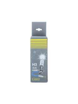 Галогенная лампа H3 24v 100w (PK22s).1 шт. GANZ GIP06008
