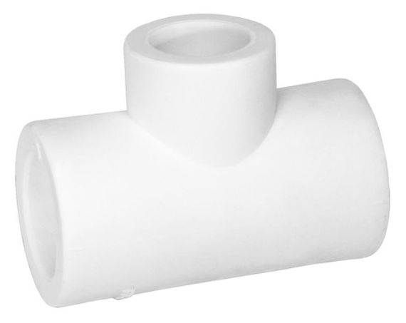Тройник сварка переходник I-TECH 50*40*50 белый 22485