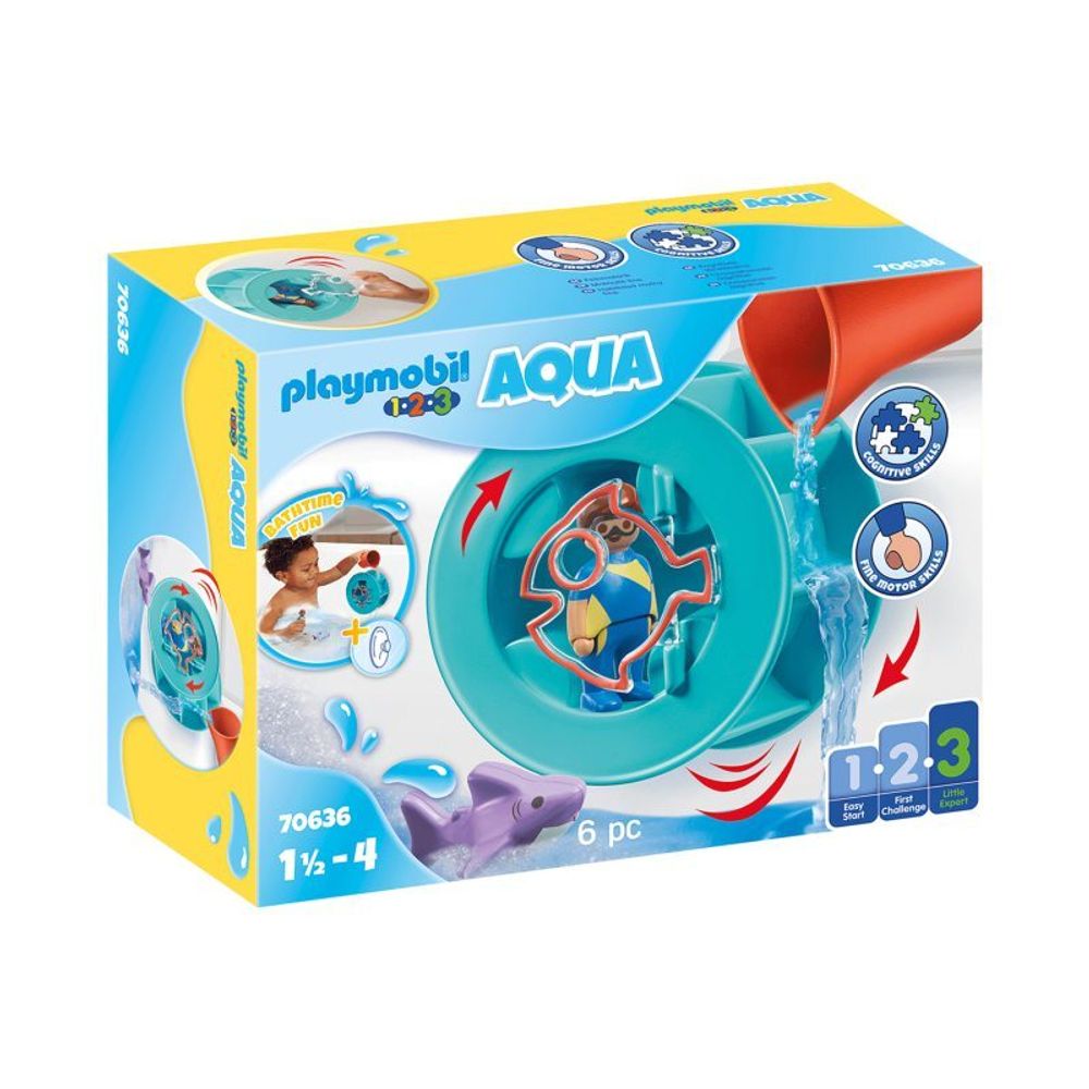 Playmobil - водяная мельница Baby Shark 70636X