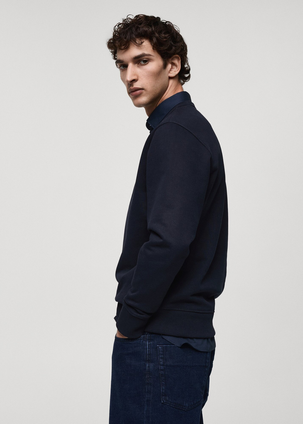 Свитшот regular fit из хлопка