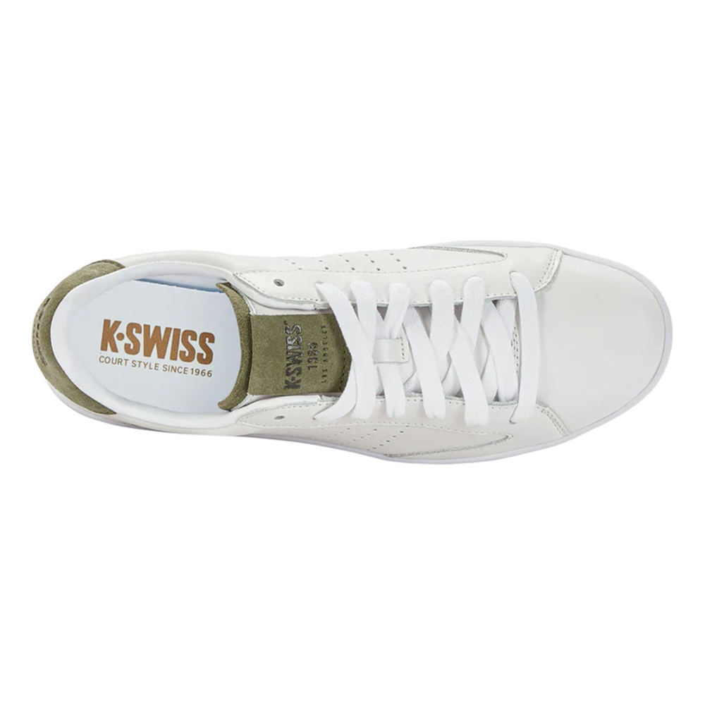 Мужские теннисные кроссовки K-Swiss Lozan Klub LTH Sneakers Men - White, Olive