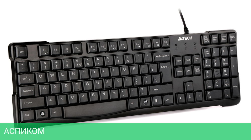 Клавиатура A4Tech KR-750 черный