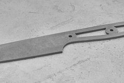 Заготовка для ножа, сталь VG-10 2,8мм. Модель "Аппарель НУ135" с клинком 135мм, ТО 62-63HRC