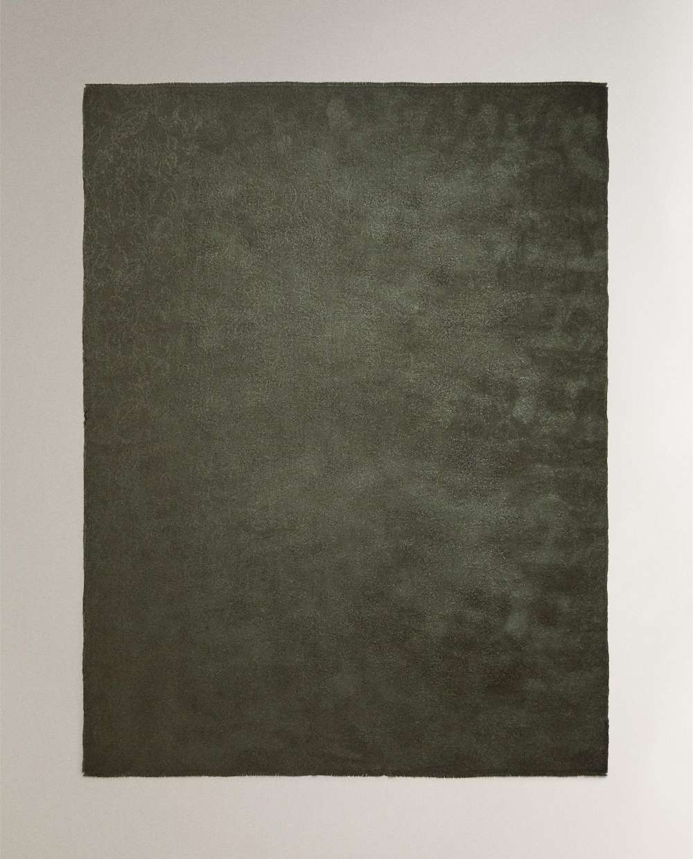 Zara Home плед из акрила, зелёный, 140x190 см