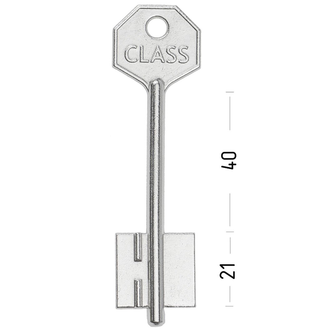 Заготовка сувальдного ключа 10651 KLS5D КЛАСС-5