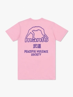 Футболка MANTO SOCIETY 25 розовая