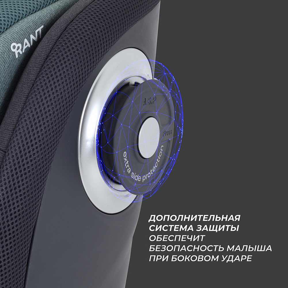 Автокресло RANT TP01 MultiFix (Black) (40-150см)