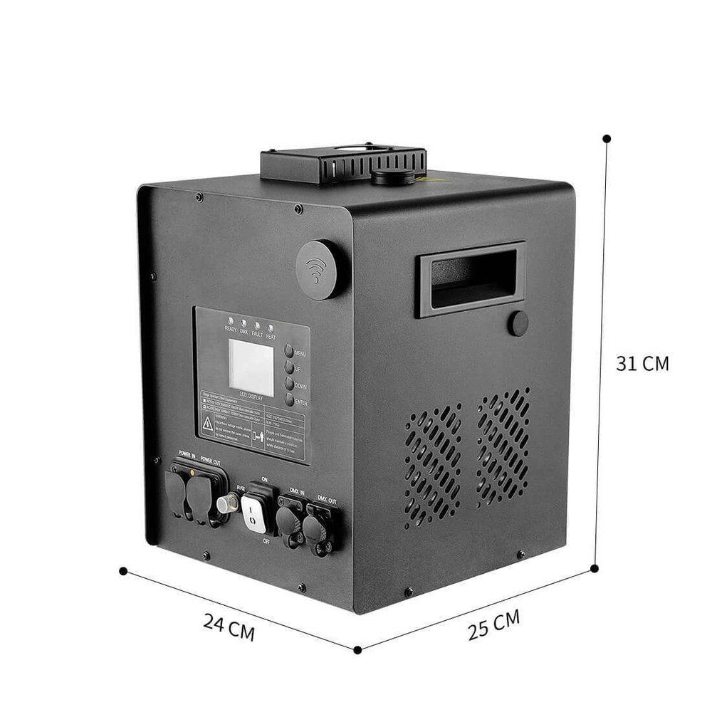 SPARKULAR 1100 IP65 — Генератор холодных искр 1100 Вт с DMX и защитой IP65