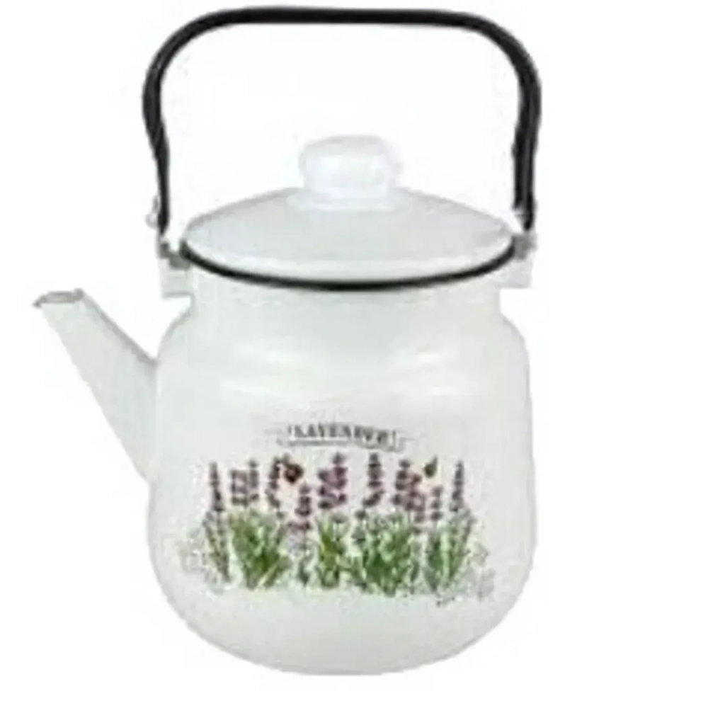Чайник эмалированный 3,5л «Лаванда» 01-2713/4