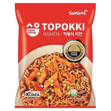 Лапша быстрого приготовления Samyang Topokki Ramen, 80 г (Корея)