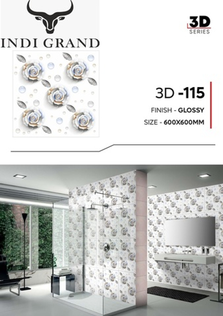 Керамогранит 3D 60х60 glossy-115