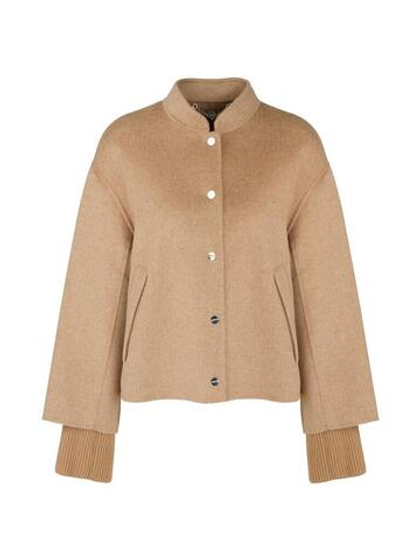 Marc Cain Бомбер из шерсти с двойными рукавами