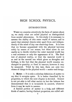 Physics for high school students | Henry S. Carhart; Horatio N. Chute