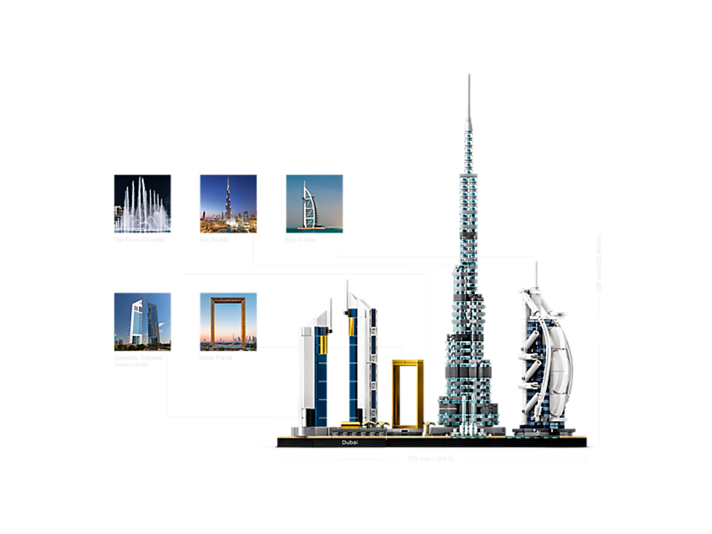 LEGO Architecture: Дубай 21052 — Dubai — Лего Архитектура