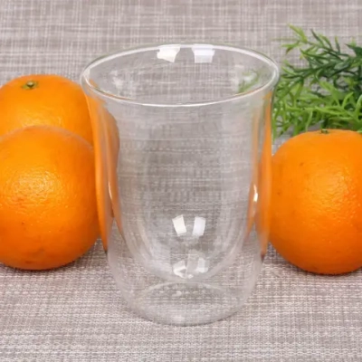 Стакан стеклянный с двойными стенками 320мл «Хай-Тек»