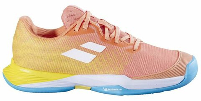 детские Кроссовки теннисные Babolat Jet Mach 3 Junior Clay - coral/gold fusion