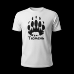 Футболка "Лапа", хлопок 100%,  в асс-те