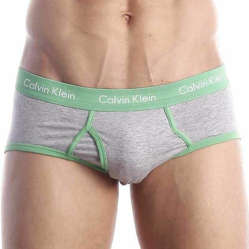 Мужские трусы брифы Calvin Klein 365 Grey Green Brief