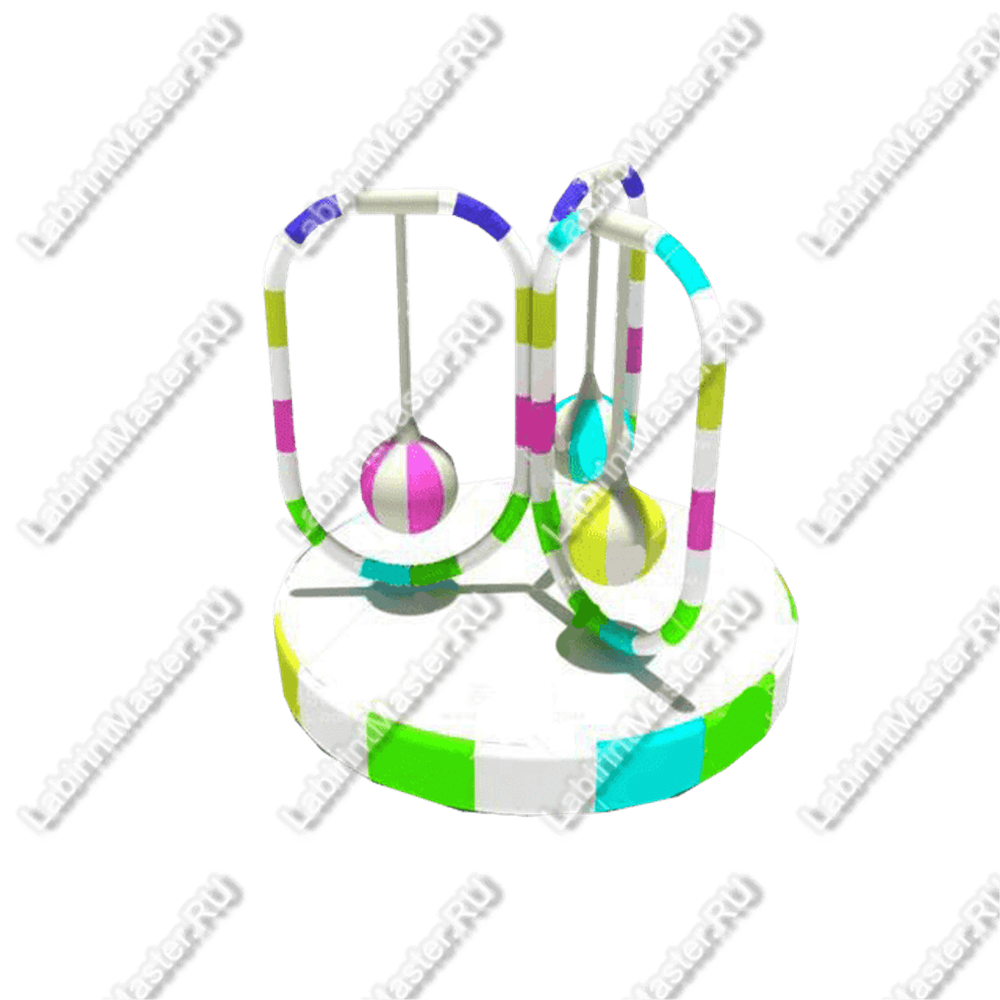 Электрическая карусель детская 4KIDS "Волшебные шары"