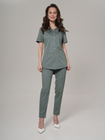 Блуза медицинская женская | Бл-353 к статус стрейч