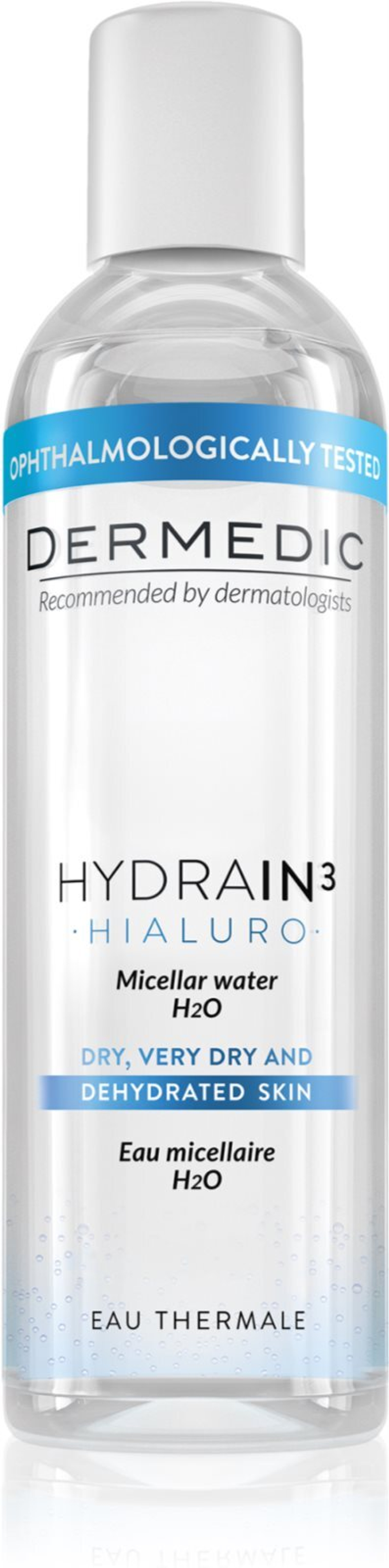 Dermedic Hydrain3 Hialuro - Мицеллярная жидкость H2O /   200  ml  / GTIN 5906739783106