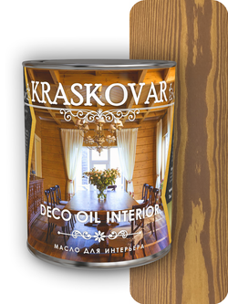 Масло для интерьера Kraskovar Deco Oil Interior миндаль