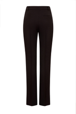 Расклешенные брюки с высокой посадкой, Коричневый