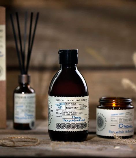 Озон роза и морская соль, гель для душа, Eteria cosmo