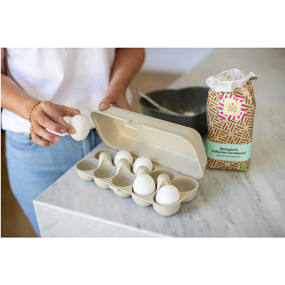 Контейнер для яиц eggs to go, organic, песочный