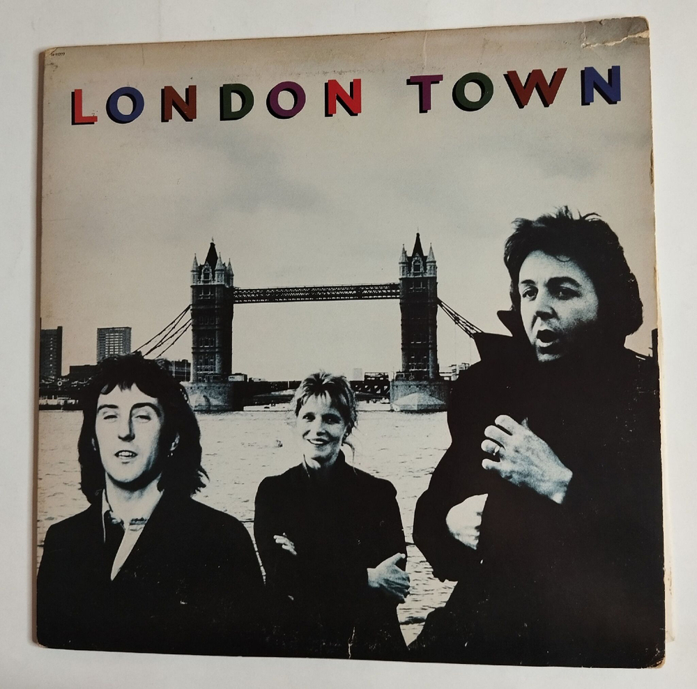 Винтажная виниловая пластинка Wings London Town (USA 1978)