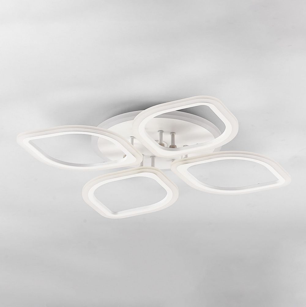 Citilux Ромби Смарт CL236A140E RGB Умная люстра Белая