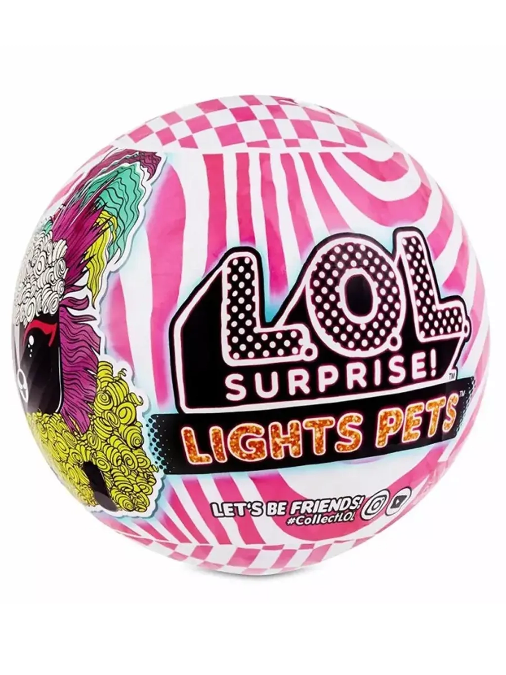 Кукла Лол Сюрприз питомец Lol Lights Pets в шаре оригинал