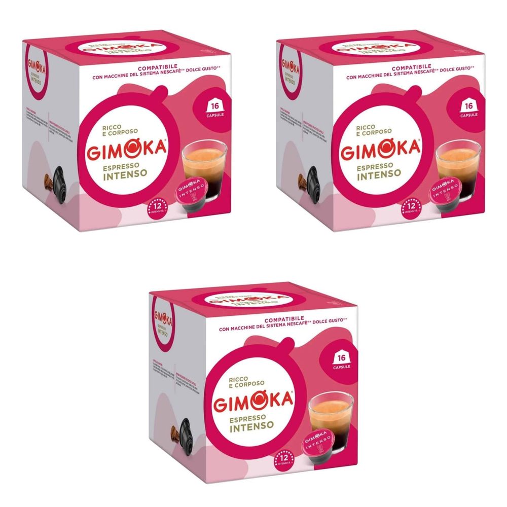 Кофе в капсулах Dolce Gusto Gimoka Intenso 16 шт