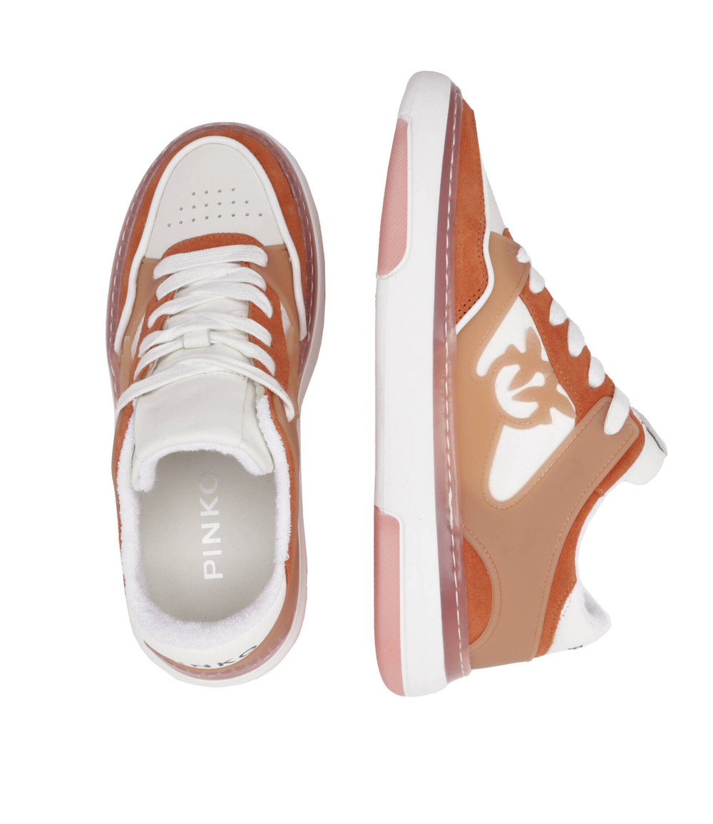 Кожаные кроссовки ginette Pinko - белый(100880 A0RI)